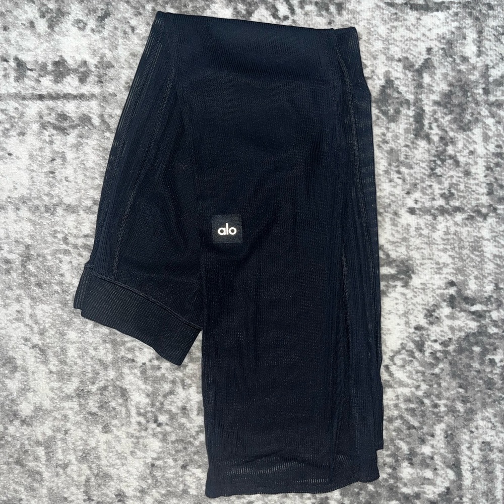 Alo Yoga Striped Mesh Tropical Nights Flare Pant